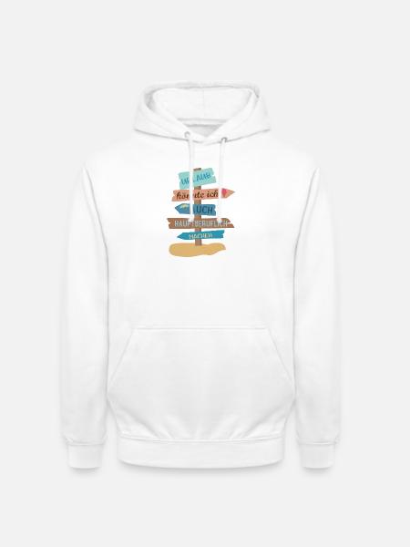 Urlaub - Unisex Hoodie - Weiß