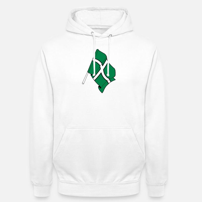 Drapeau du Devon - Sweat-shirt à capuche unisexe - blanc