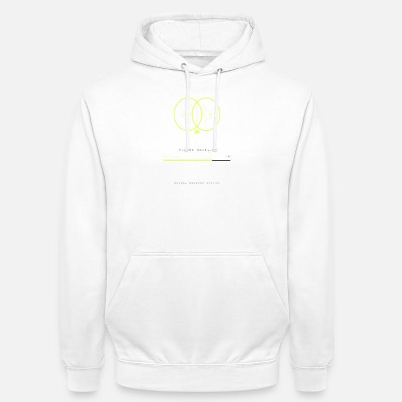 BRAIN.EXE IS LOADING - Unisex Hoodie - white