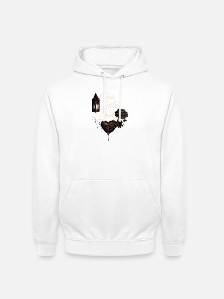 One Little Dark Romance - Unisex Hoodie - Weiß