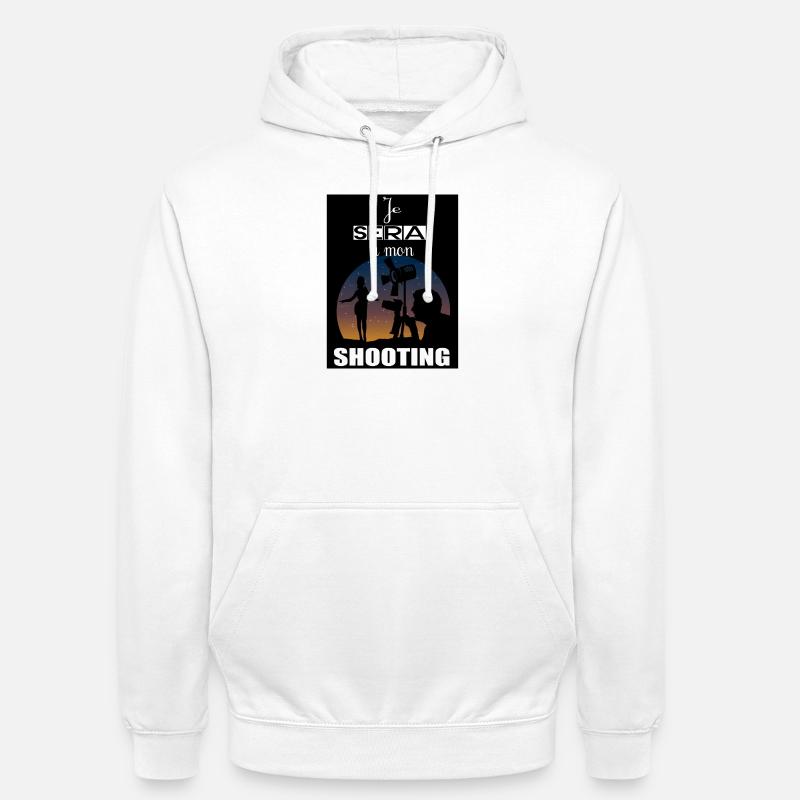 Ich werde schießen - Unisex Hoodie - Weiß