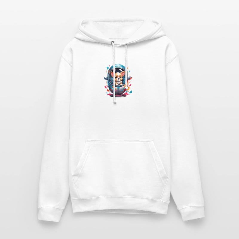 Chiot de l’espace en combinaison spatiale Sweat-shirt à capuche unisexe