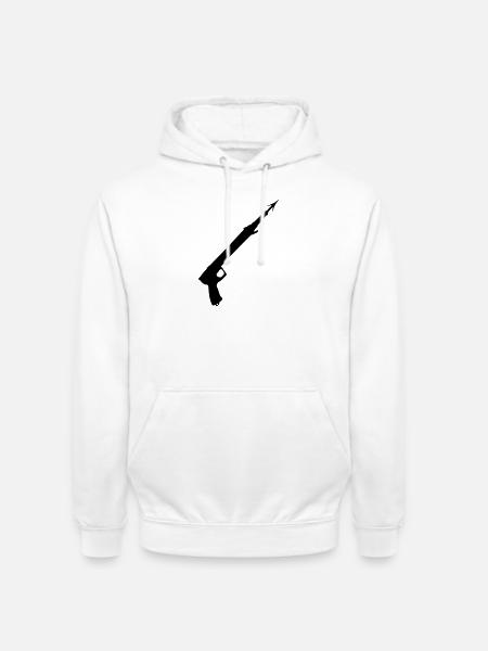 Harpoon Gun - Unisex Hoodie - white