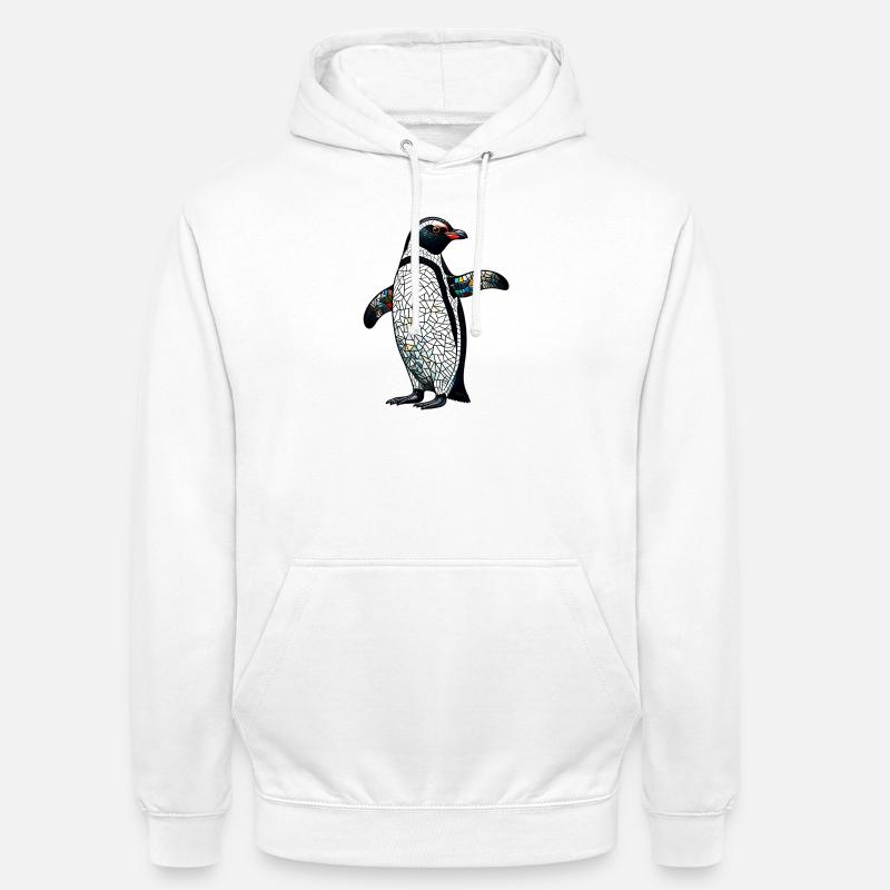 Penguin - Unisex Hoodie - white