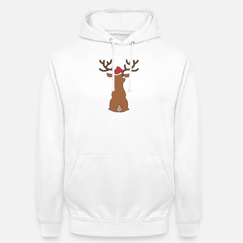 Noël - Sweat-shirt à capuche unisexe - blanc