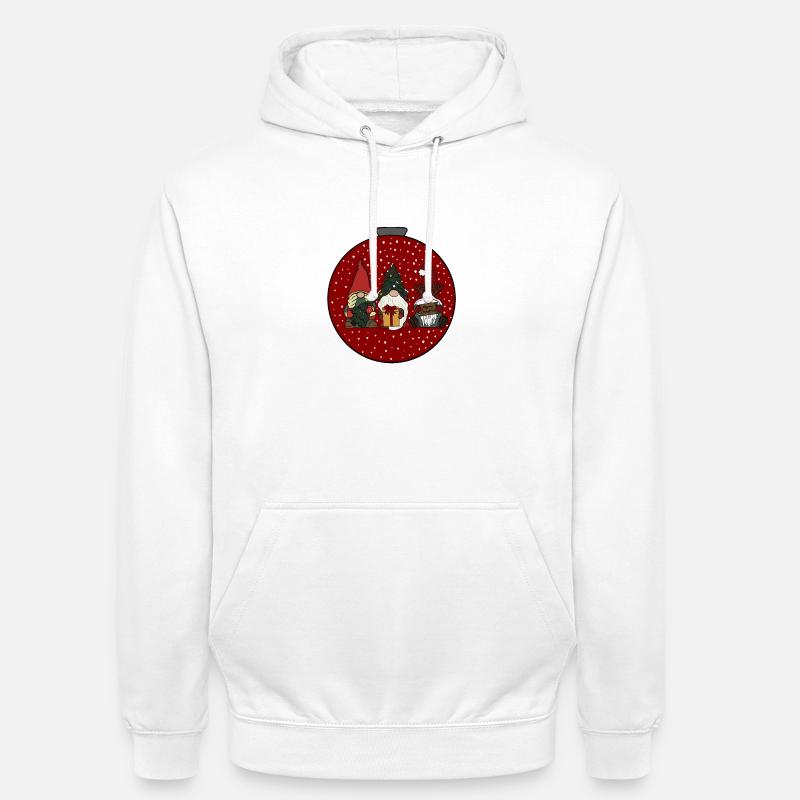 Weihnachtskugel  - Unisex Hoodie - Weiß