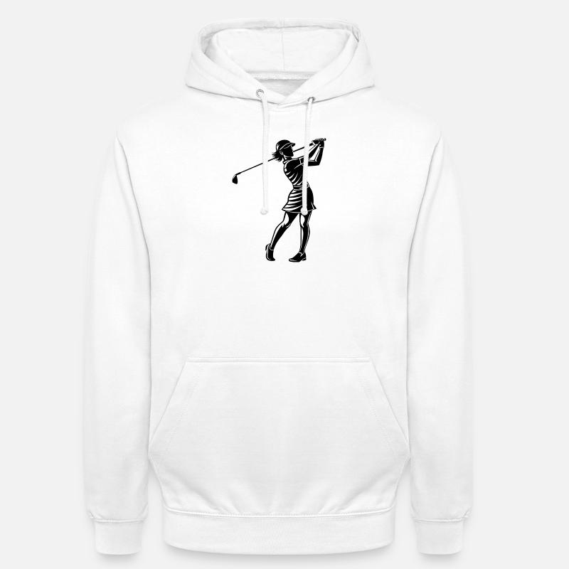 Golfeuse - Sweat-shirt à capuche unisexe - blanc