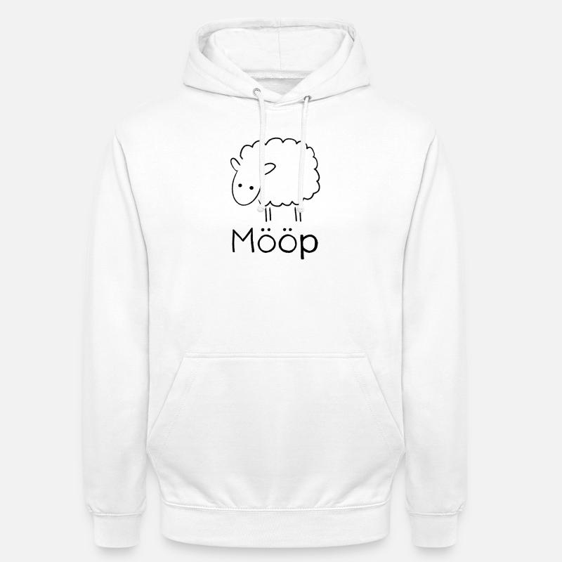 Mööp Schaf - Unisex Hoodie - Weiß