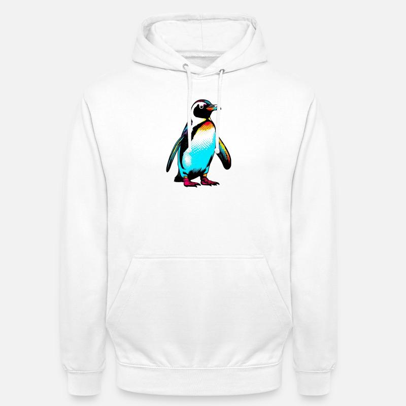 Pinguin - Unisex Hoodie - Weiß