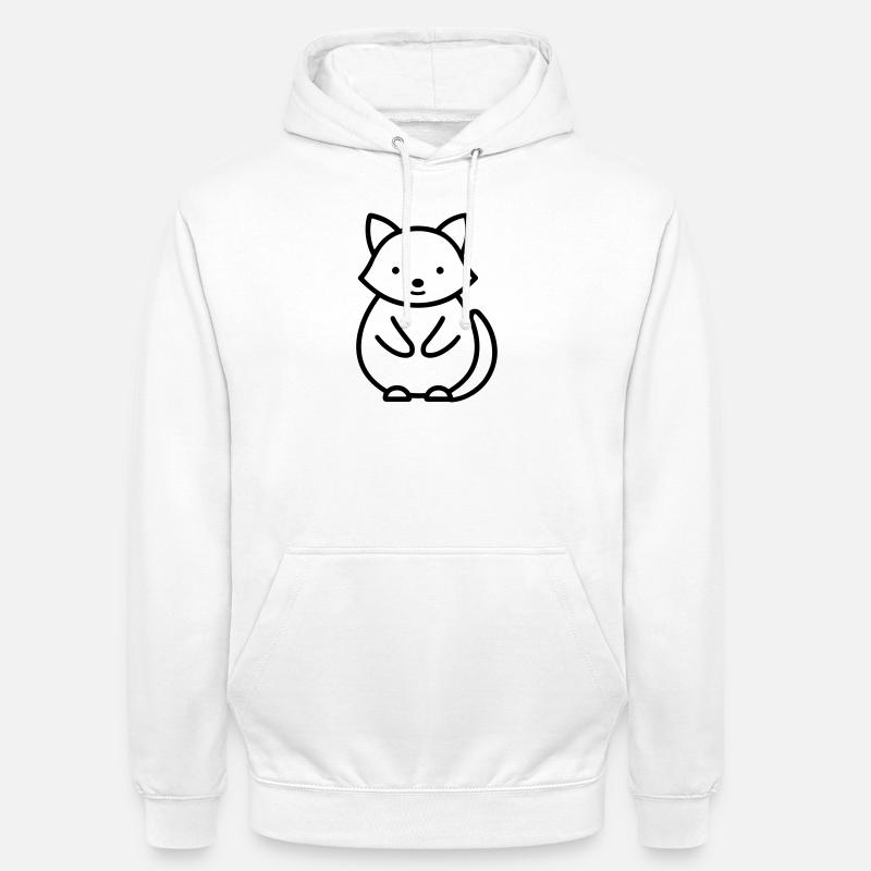 Waschbär - Unisex Hoodie - Weiß