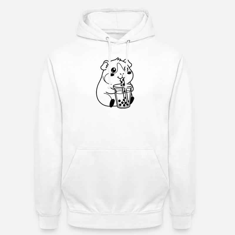 Bubble Tea pour hamster - Sweat-shirt à capuche unisexe - blanc