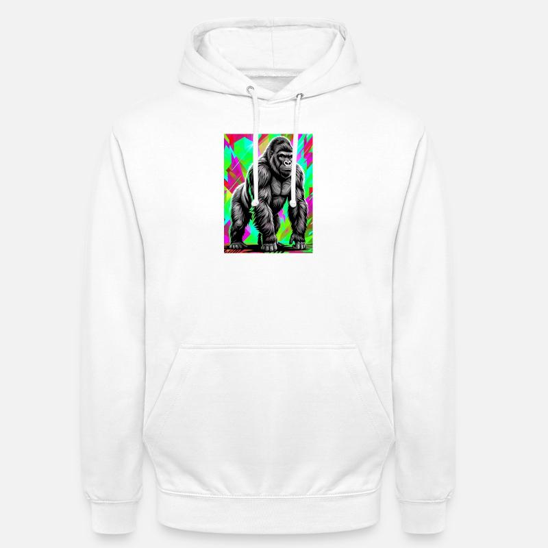 gorilla - Unisex Hoodie - white