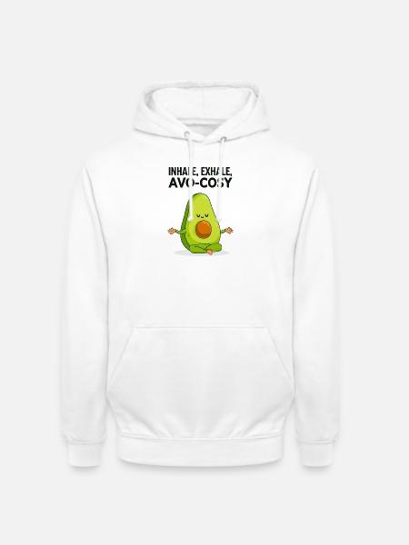 Avocado - Avo-Cosy - Unisex Hoodie - Weiß