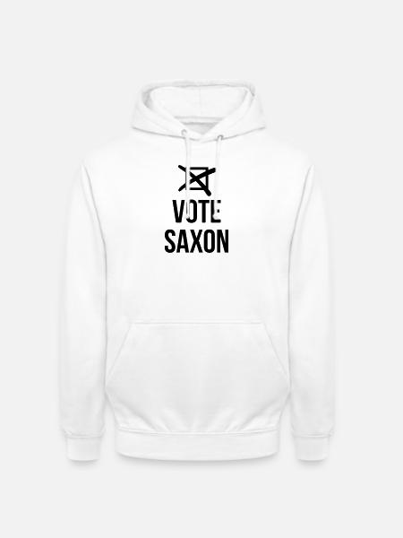 Vote Saxon - Unisex Hoodie - white