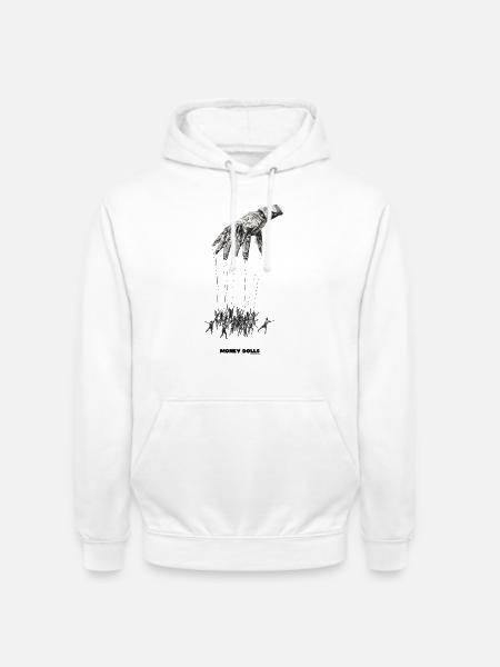 Money dolls - Unisex Hoodie - Weiß
