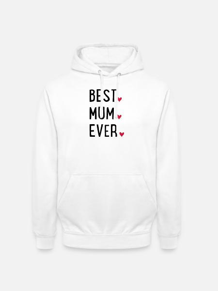 Beste Mama - Unisex Hoodie - Weiß