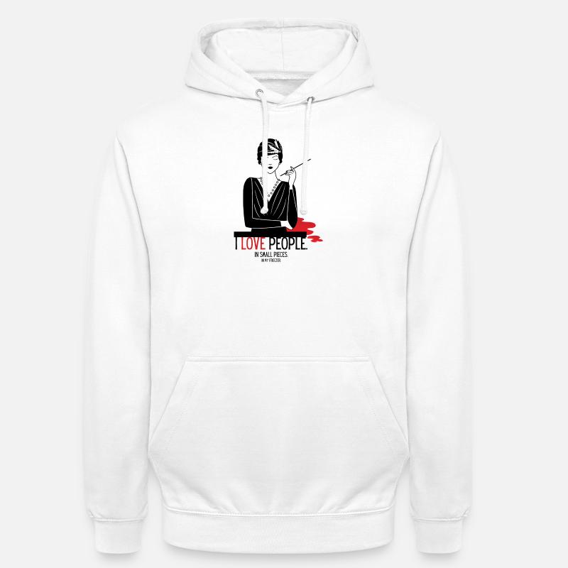 Philanthropie - Sweat-shirt à capuche unisexe - blanc
