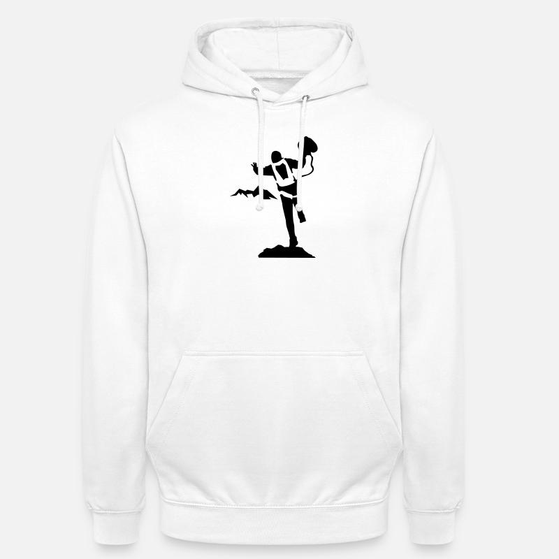 Saut de base - Sweat-shirt à capuche unisexe - blanc