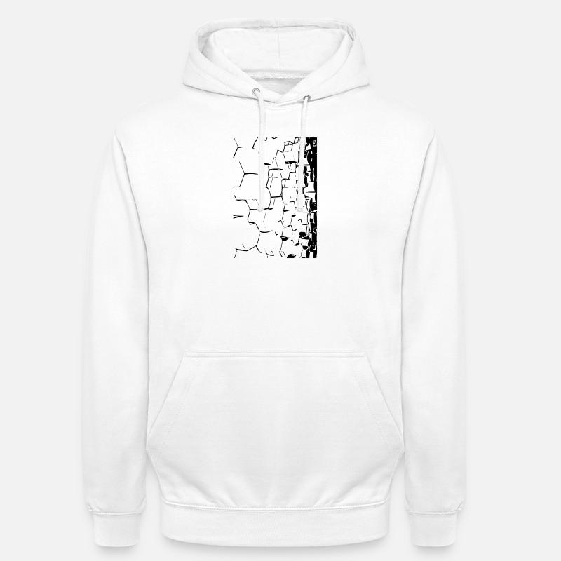 Nb d’aubes 3D - Sweat-shirt à capuche unisexe - blanc