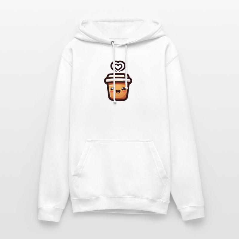 Caffeine Cutie: The Joyful Java Unisex Hoodie