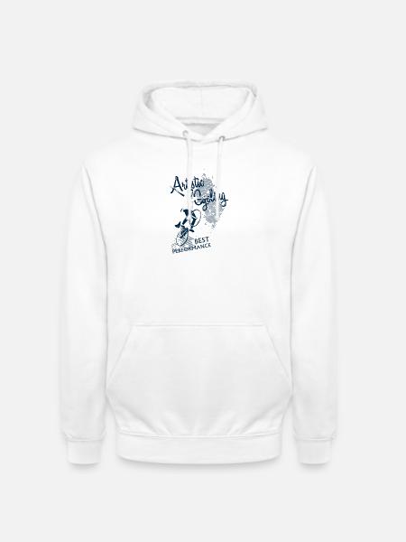 Kunstrad, Kunstradfahren, Hallenradsport - Unisex Hoodie - Weiß