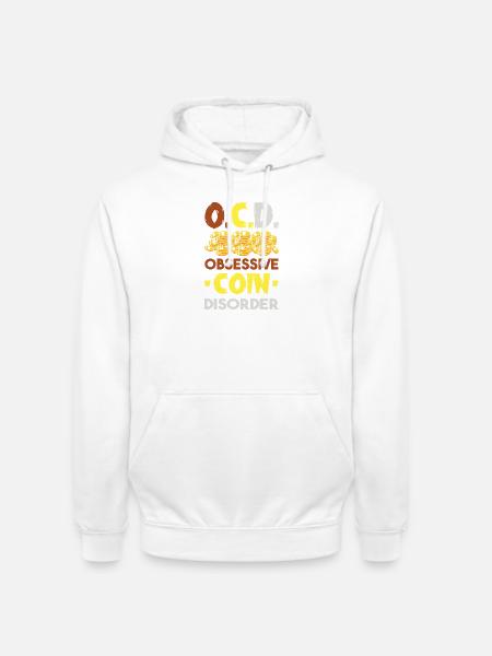 Münzsammler - Unisex Hoodie - Weiß