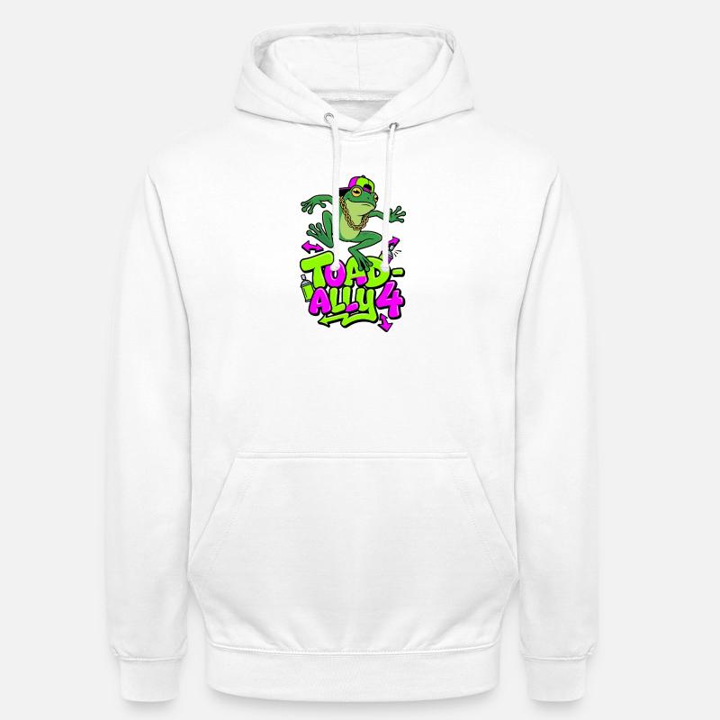 Toad-Ally 4 Cool Toad - Unisex Hoodie - white