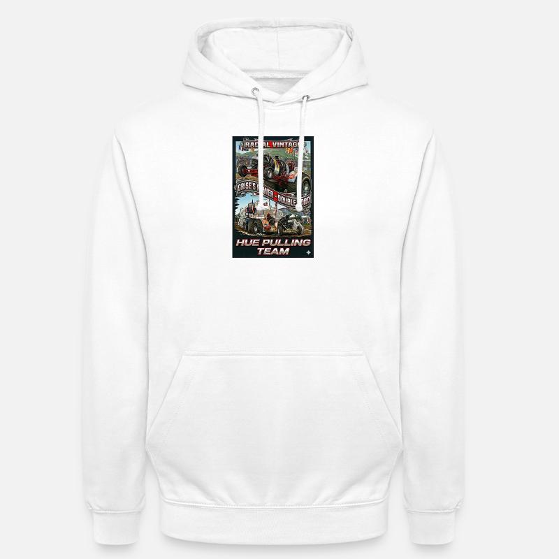 Vintage radial Engine - Unisex Hoodie - white