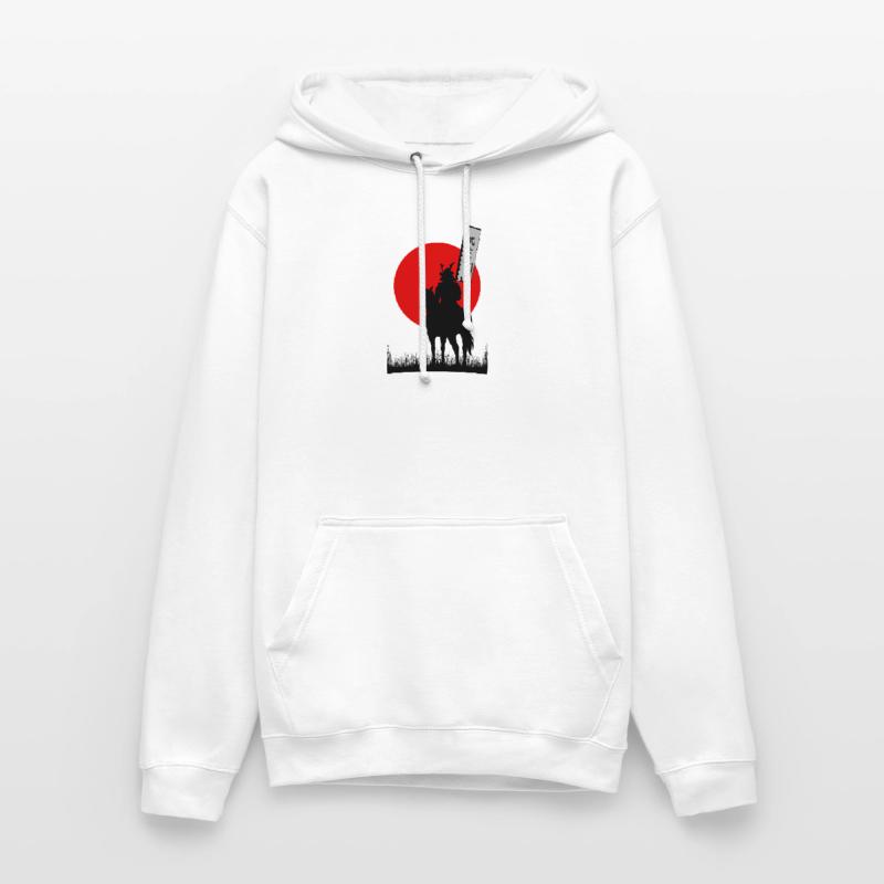 BUSHIDO, SAMURAI WARRIOR CODE | 8K CLEAN SILHOUTTE Unisex Hoodie
