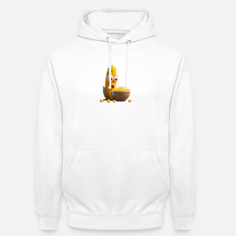 Corn on the cob upset - Unisex Hoodie - white
