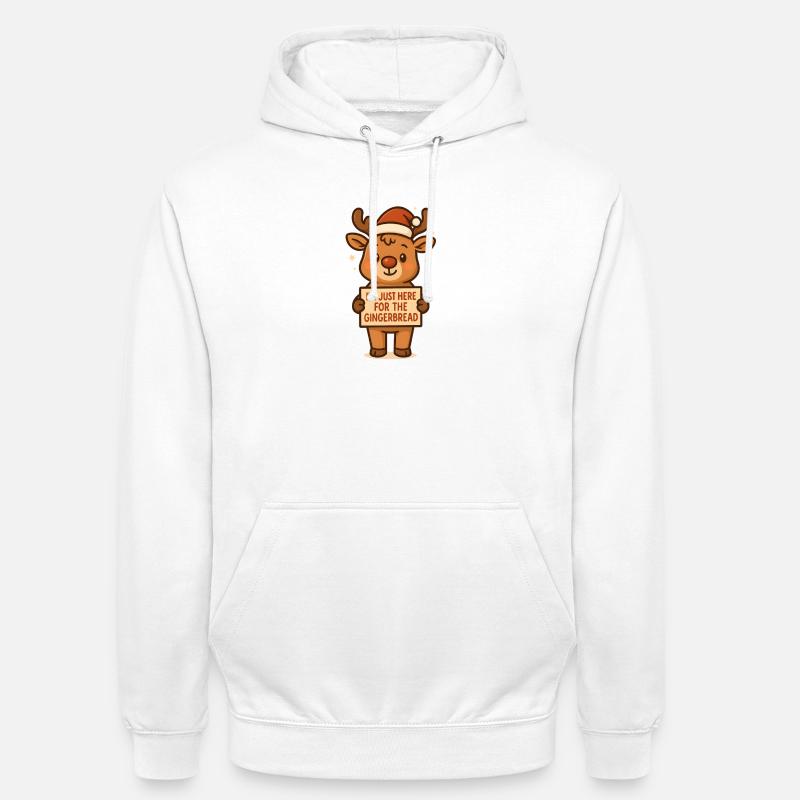 Lebkuchenmann Lebkuchen Lebkuchenmänner Geschenk - Unisex Hoodie - Weiß