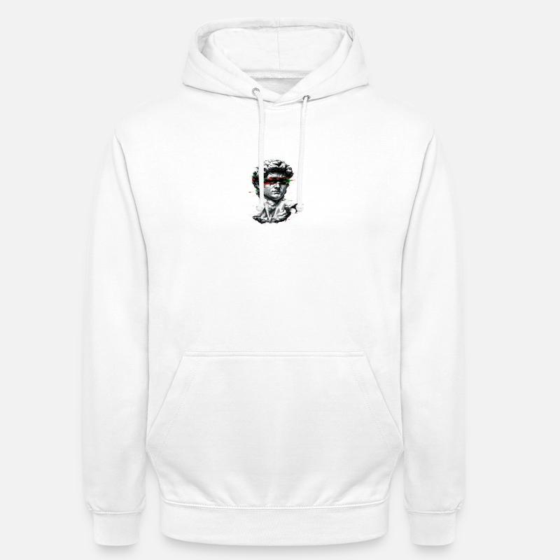 Baroque de bug de buste - Sweat-shirt à capuche unisexe - blanc