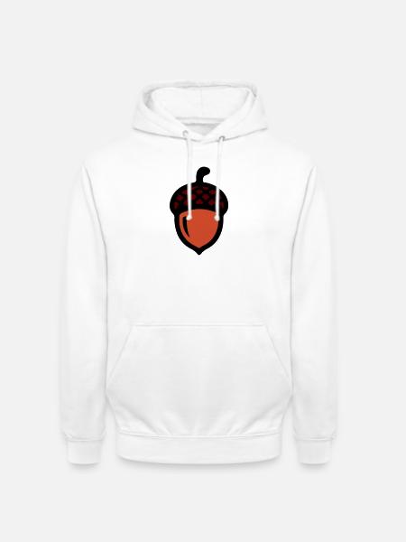 Eichel Comic Symbol - Unisex Hoodie - Weiß