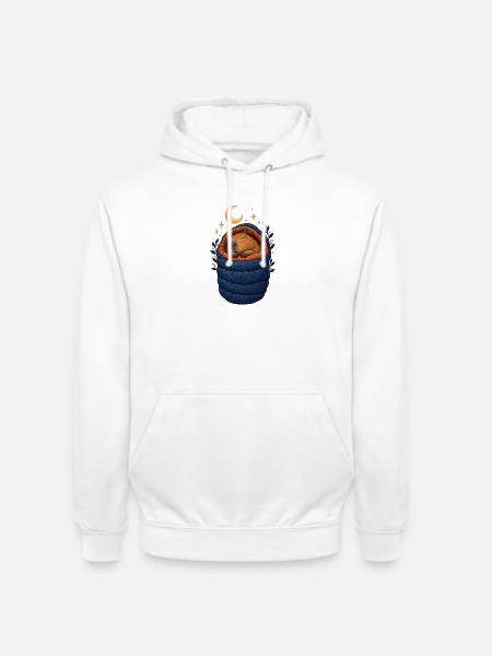 Capybara Hiking - Unisex Hoodie - Weiß