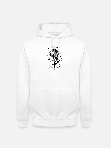 Fischen Farbe Graffiti - Unisex Hoodie - Weiß
