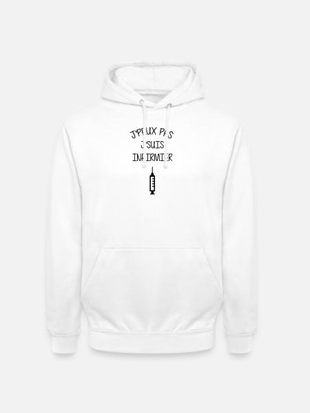 Nurse PKrankenschwester Infirmier Infirmière - Unisex Hoodie - white