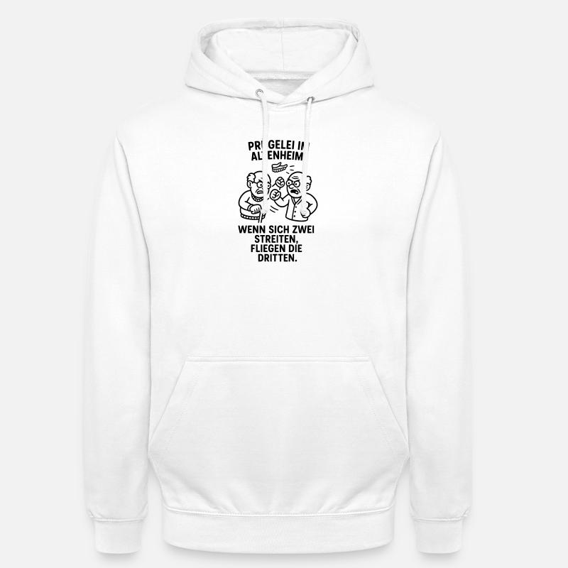 Third Fly Brawl Brawl Quarrel - Unisex Hoodie - white