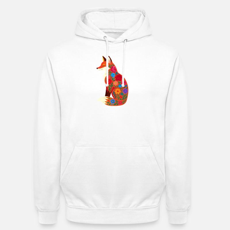 Fuchs - Unisex Hoodie - Weiß