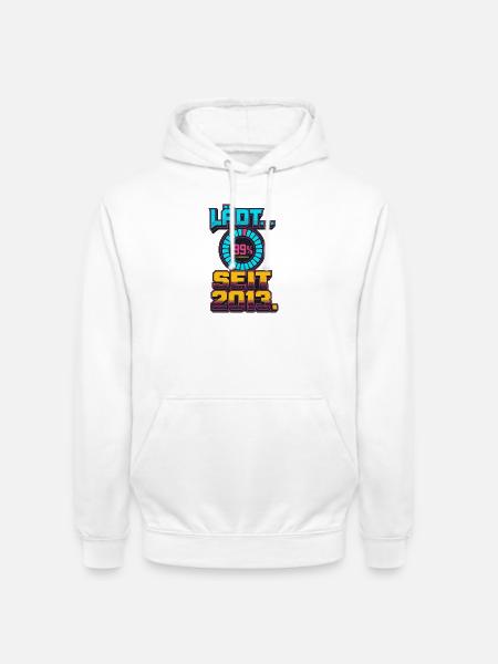 Lädt Seit 2013 Retro Gamer - Unisex Hoodie - Weiß