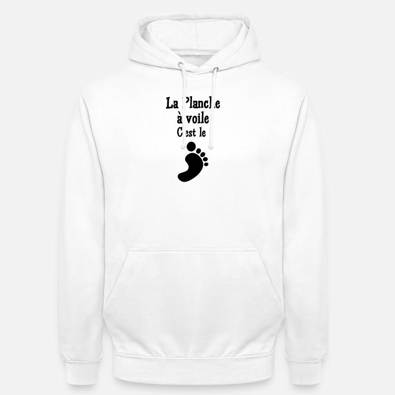 Windsurfen / Windsurfer / Windsurf / Windsurfing - Unisex Hoodie - Weiß