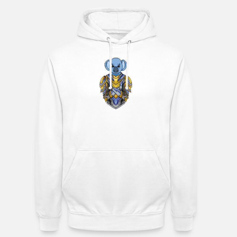 Knight Koala Crusader - Unisex Hoodie - white