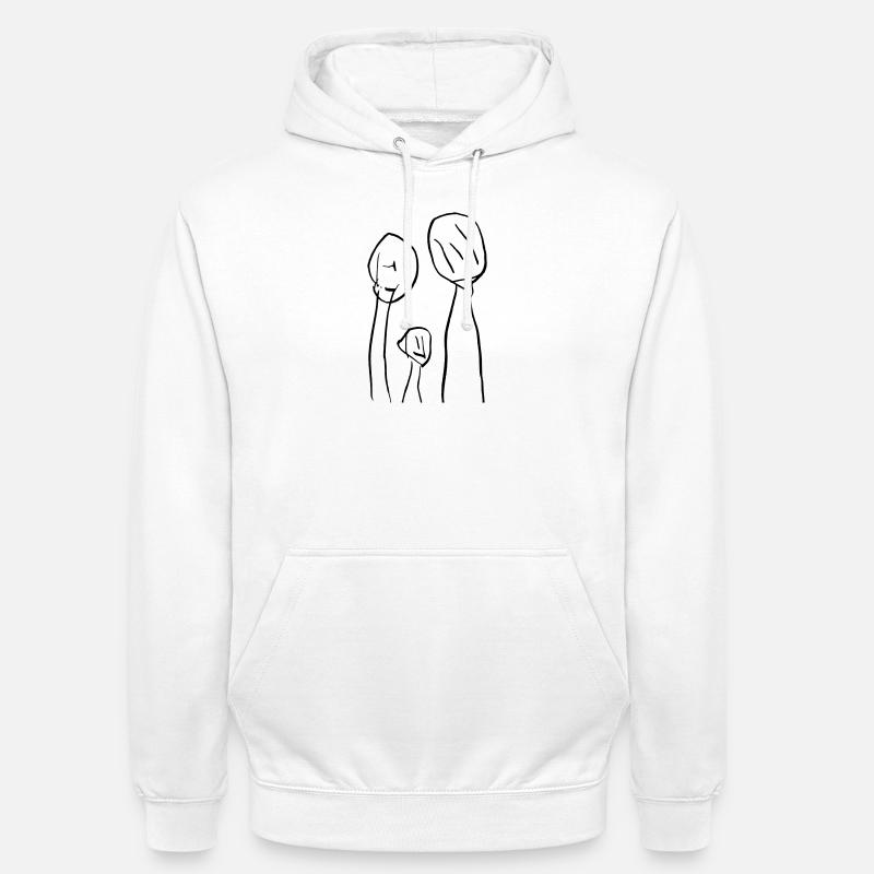 Mon peuple - Sweat-shirt à capuche unisexe - blanc