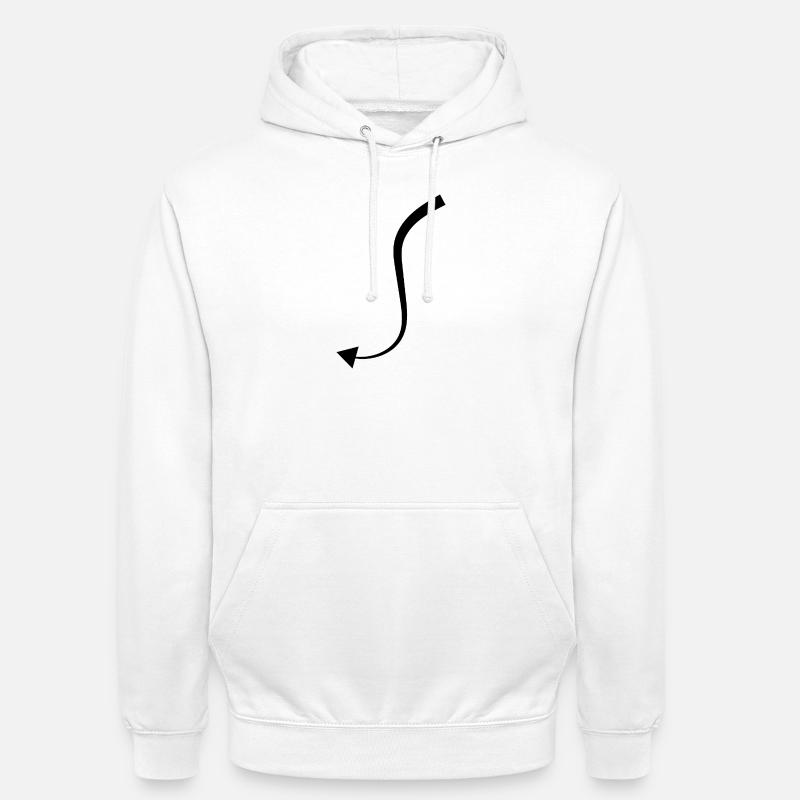 Devil Tail - Unisex Hoodie - white