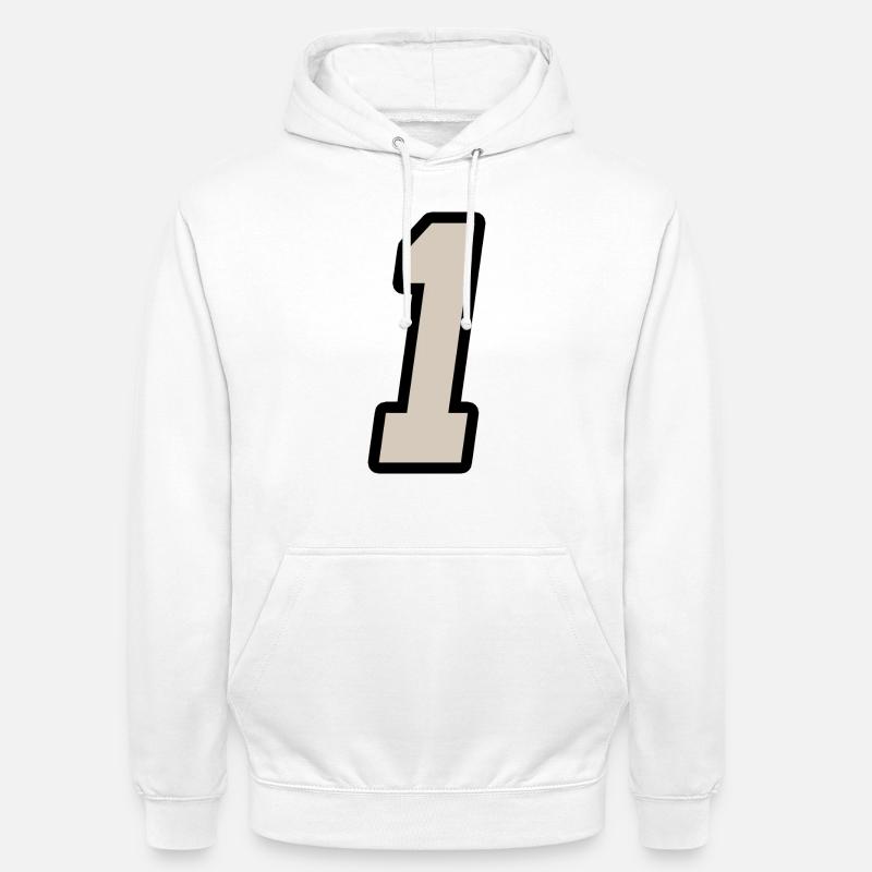 Nummer Eins 1 - Unisex Hoodie - Weiß