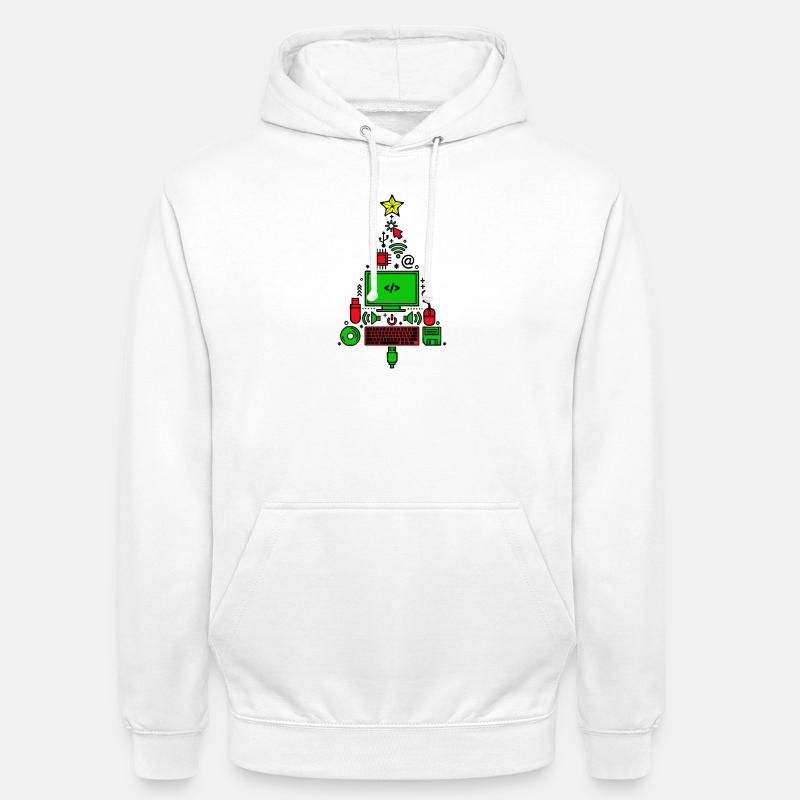 Code Computer Code Debug Skripting Programmierer - Unisex Hoodie - Weiß