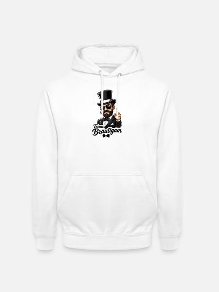 Bräutigam Gentleman Stil - Unisex Hoodie - Weiß