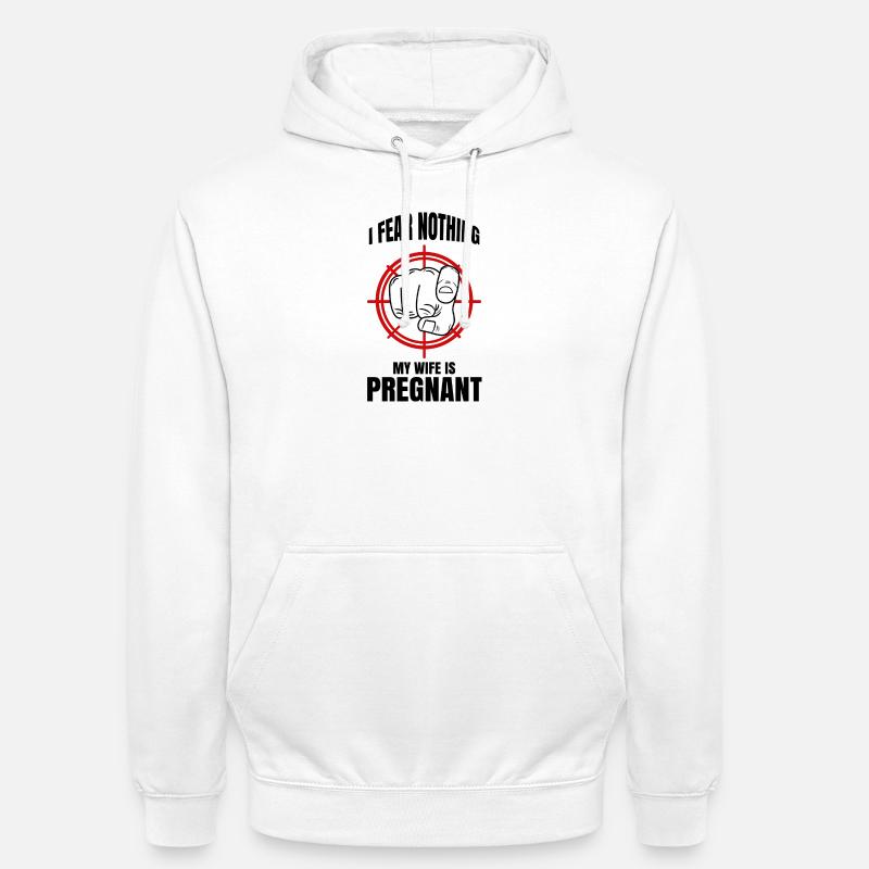 Cool Papa Déclaration Grossesse Bébé enceinte - Sweat-shirt à capuche unisexe - blanc