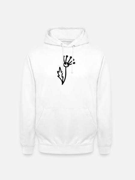Blume 2 - Unisex Hoodie - Weiß