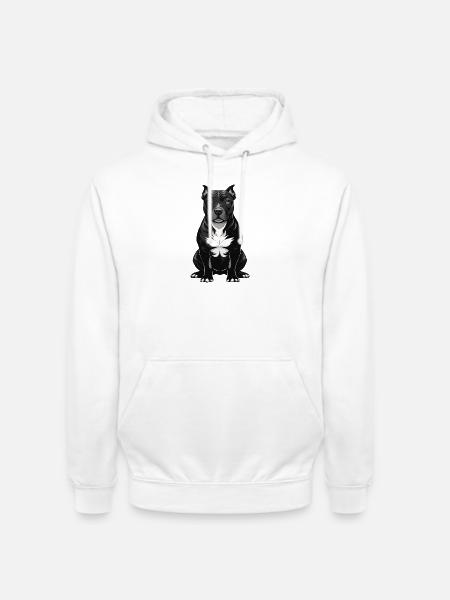 Hundesitten - Unisex Hoodie - Weiß