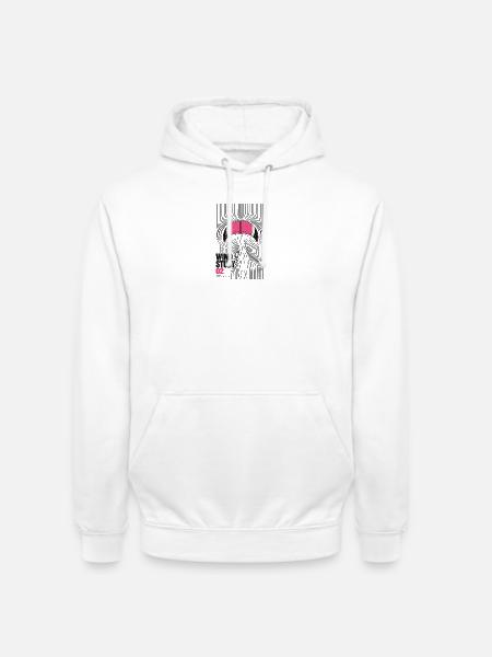 Für Kitesurfer - Wind Study Kite 02 - Unisex Hoodie - Weiß